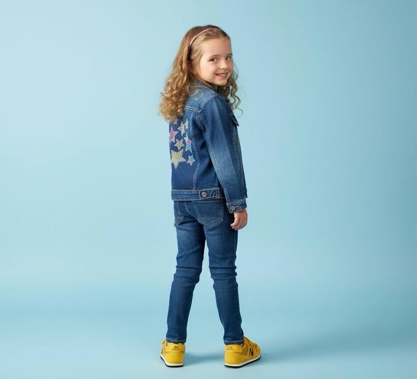 Chaqueta Infantil Denim Estrellas