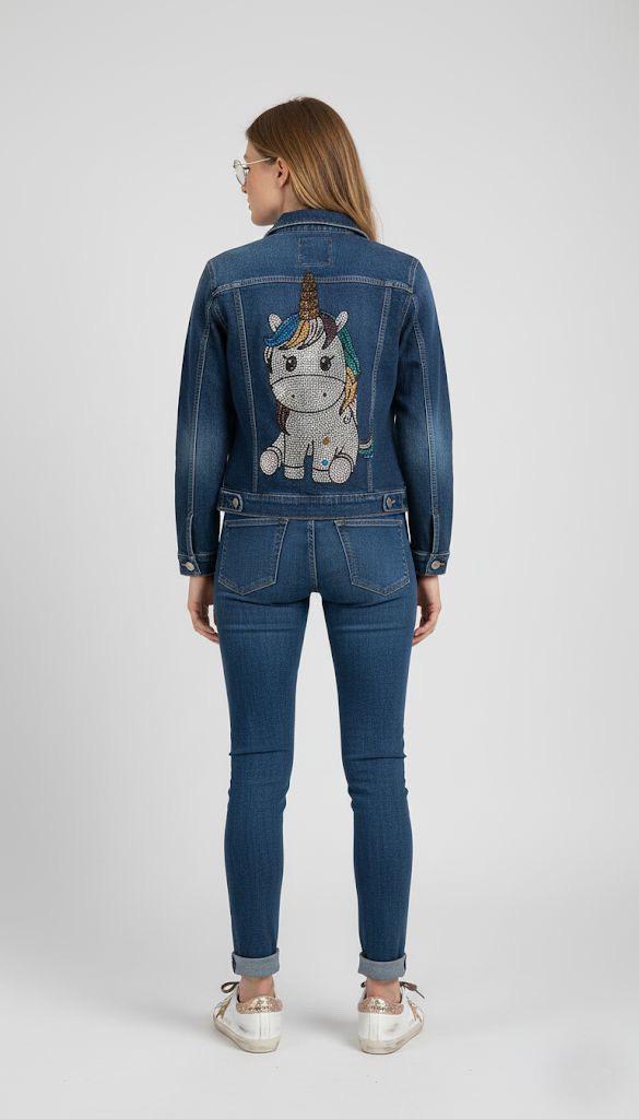 Chaqueta Denim Unicornio