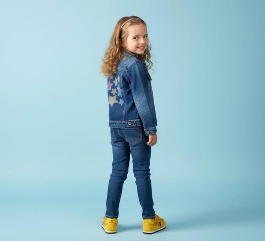 Chaqueta Infantil Denim Estrellas
