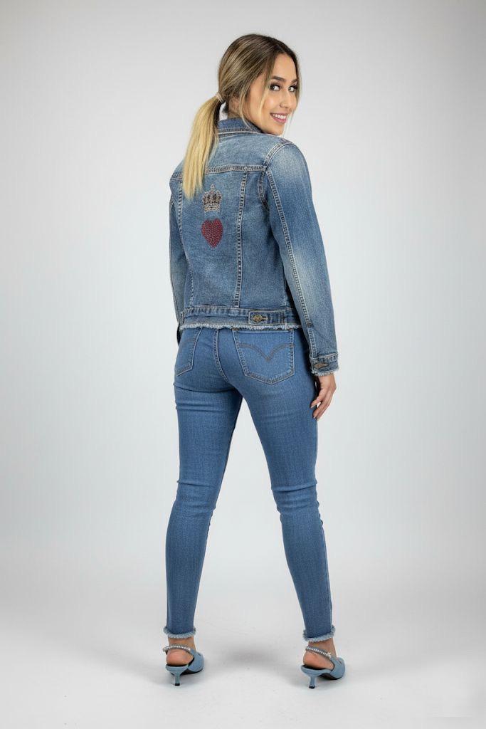 Chaqueta Denim Crown of Love